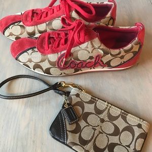 Coach Sneaks and Coach wristlet